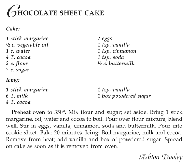 Recipe with 1 Set of Instructions
